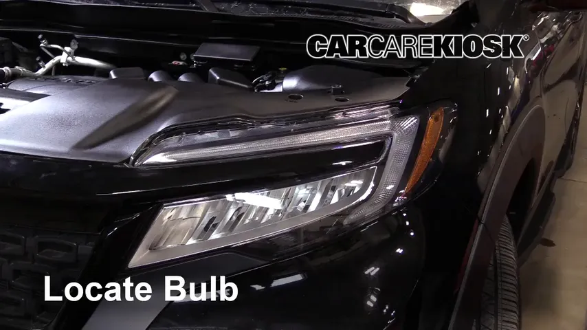 2019 Honda Passport Elite 3.5L V6 Éclairage Feux de croisement (remplacer l'ampoule)